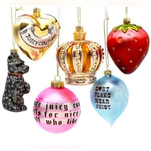 Juicy Couture Ornament Set